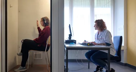 Recrutement au Service Croix-Rouge SCR Test auditif