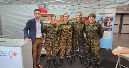 Rotkreuzdienst RKD an der LUGA Team 